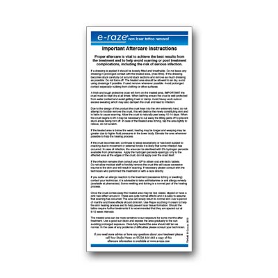Tattoo Removal Colour Aftercare